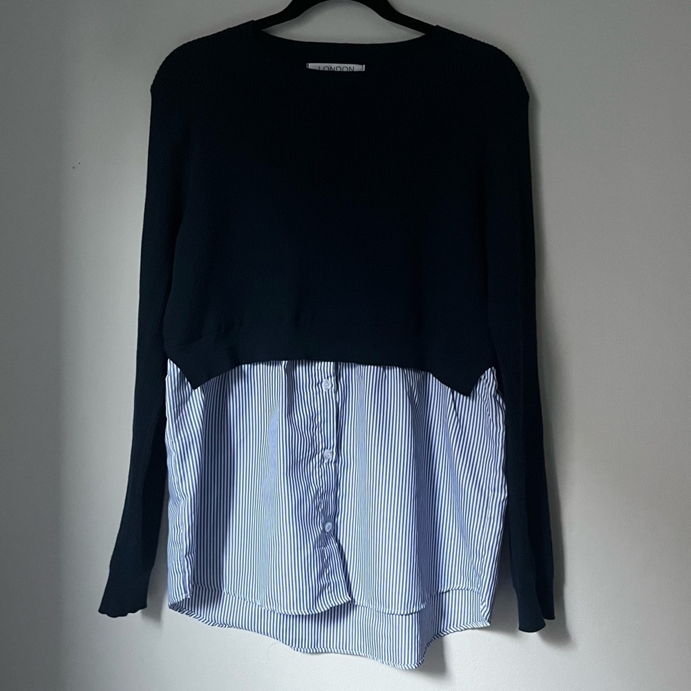 Mariana Sweater - Navy - Made in Italy
